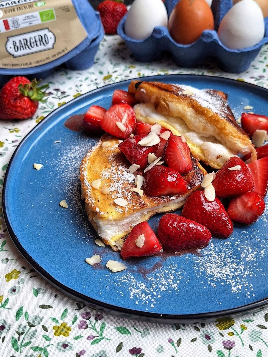 Frittata fluffy con le fragole e le uova bio G.a.s.Lechler&nbsp;!